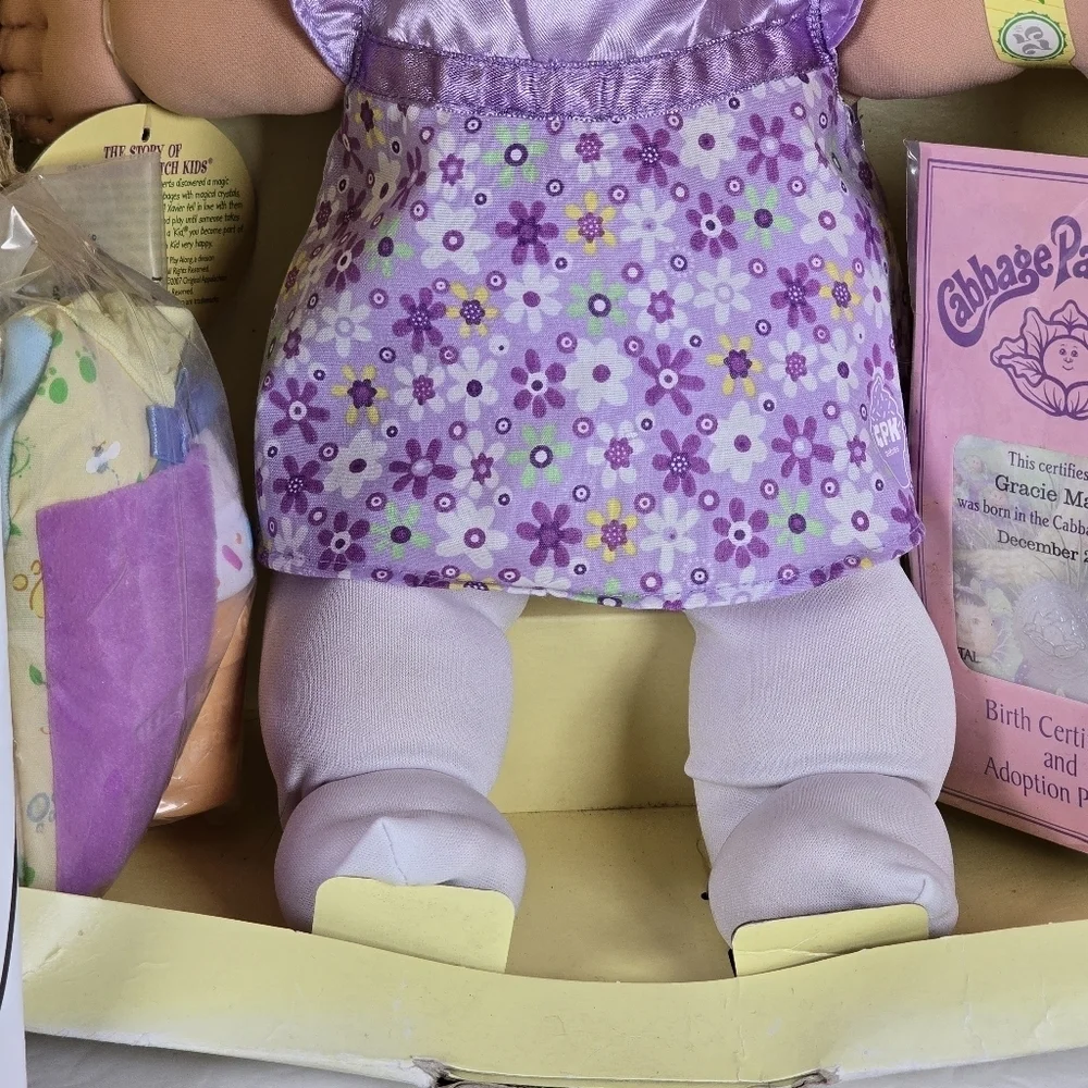 NIB Cabbage Patch Doll 25th Anniversay Premier Edition Baby Gracie AMattie 2008